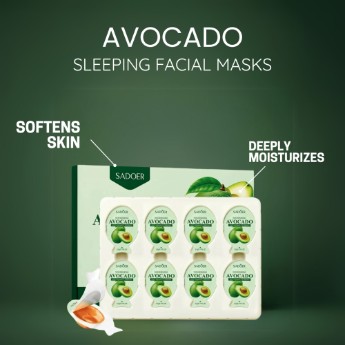 Zenkra™ Sadoer Avocado Sleeping Facial Masks