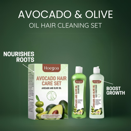 Zenkra™ Hoegoa Avocado & Olive Oil Hair Cleaning Set