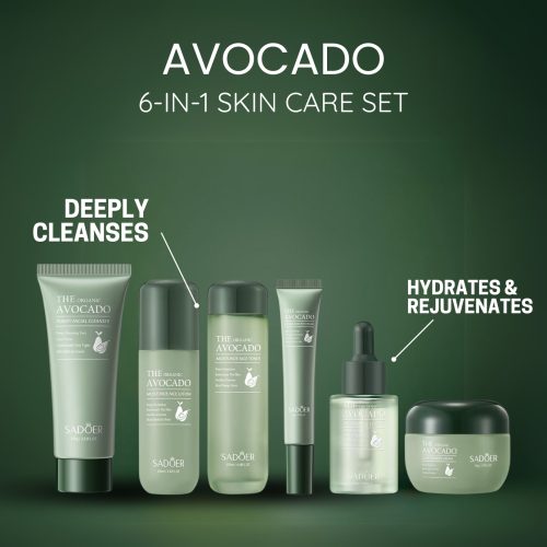 Zenkra™ Sadoer Avocado 6-In-1 Skin Care Set
